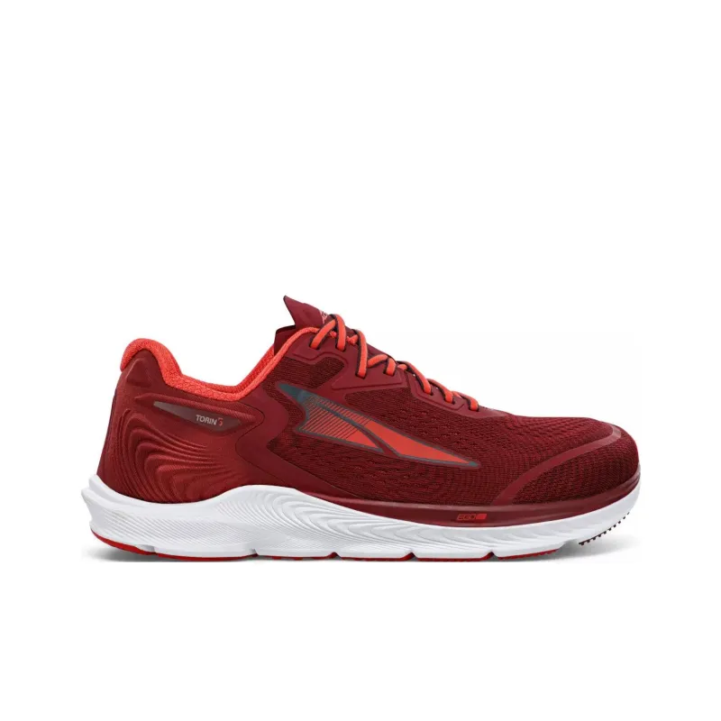 Altra Torin 5 Cushioning, Slip Resistant, Abrasion Resistant, Rebound Low Top Running Shoes Men's Umber Red-1