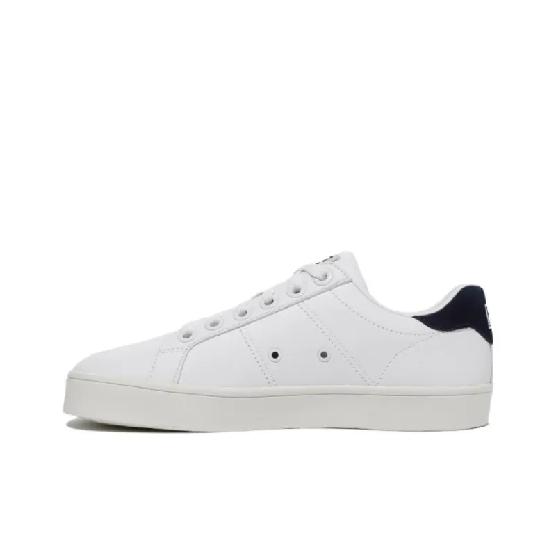 FILA Court Deluxe Anti Slip Wear Resistant Low Top Skateboard Shoes Unisex White-0