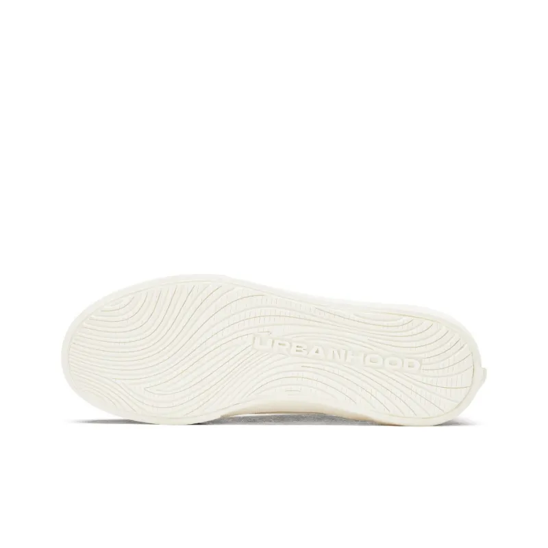URBANHOOD 5050 Series Anti Slip Wear Resistant Low Top Skateboard Shoes Unisex White-4