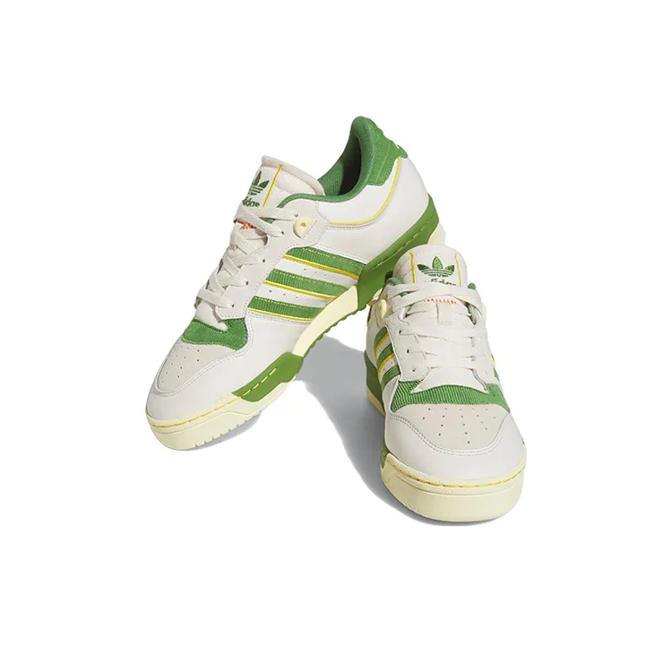 Adidas Rivalry Low 86 'Pinkwhite Green Yellow'-2