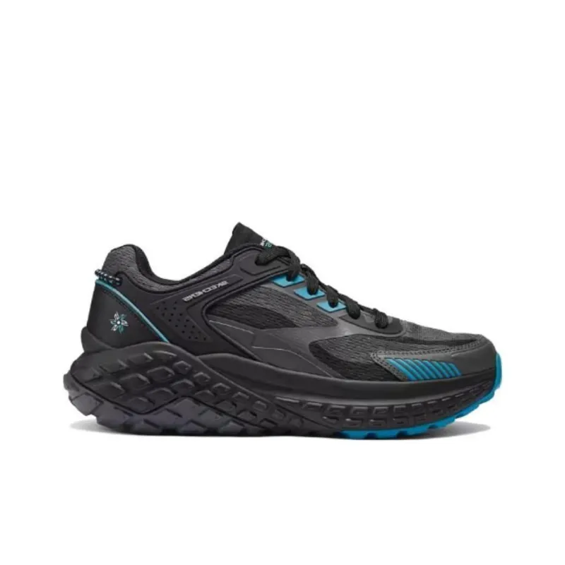 Skechers Sport Cushioning Slip Resistant Breathable Lightweight Support Coverage Low Top Casual Shoes Men's Black Blue-1