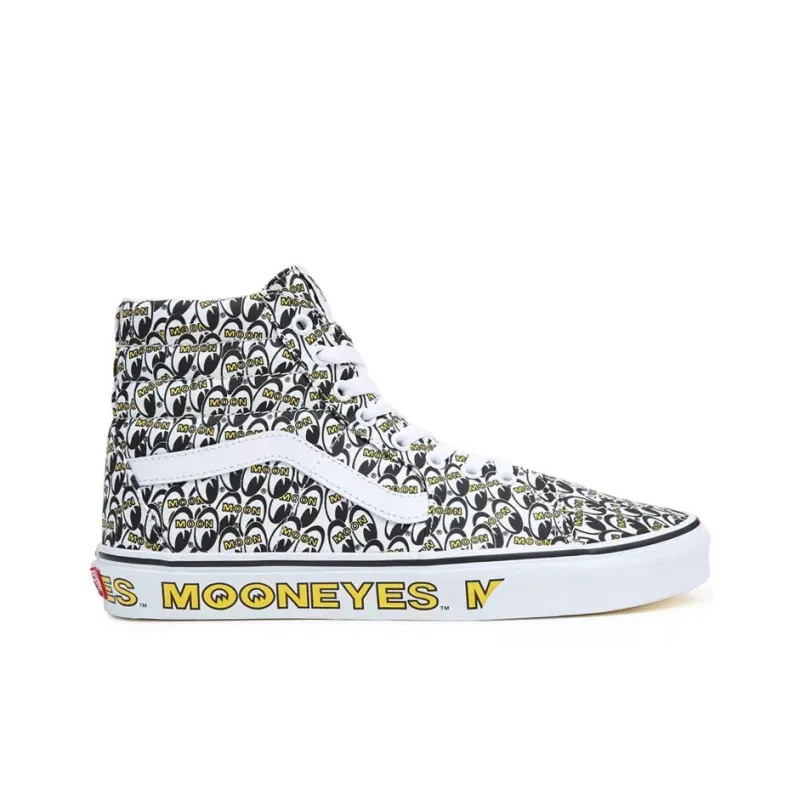 Vans Mooneyes X Sk8 Hi 'True White Yellow'-1