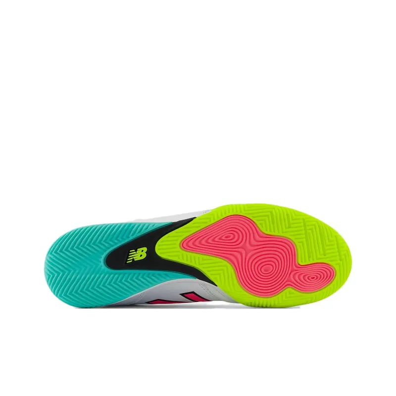 New Balance 442 Pro Indoor V2 White Hi Lite Neon Pink-4