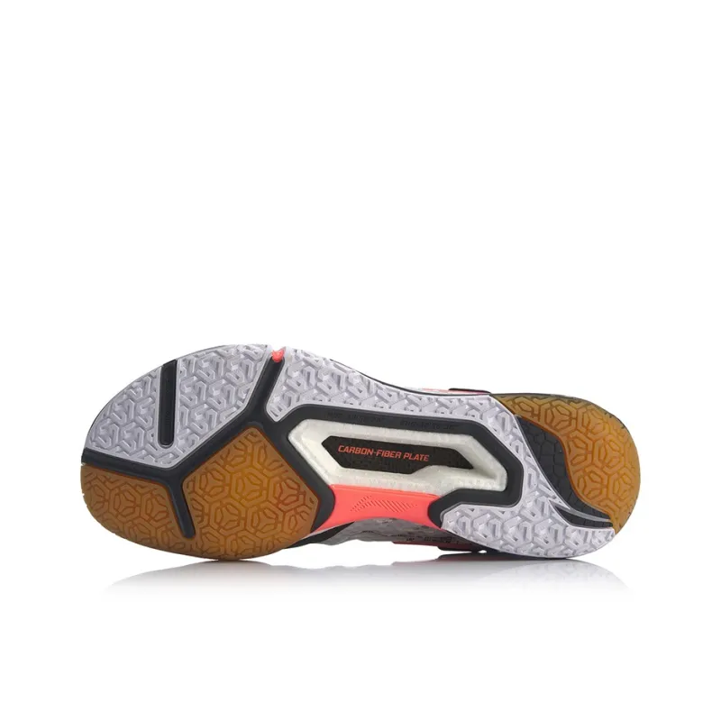 LINING Quick Start Badminton Shoes Men Low Top Gray Black-4
