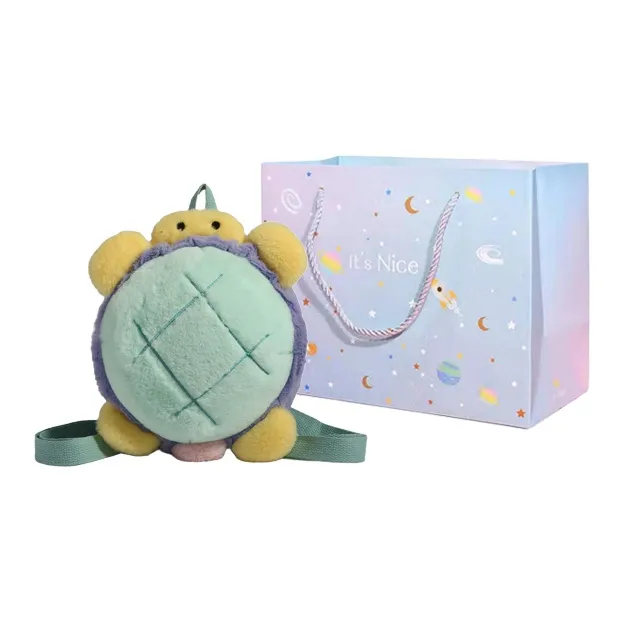 GOX Plush Backpack Regular Women's Green-0