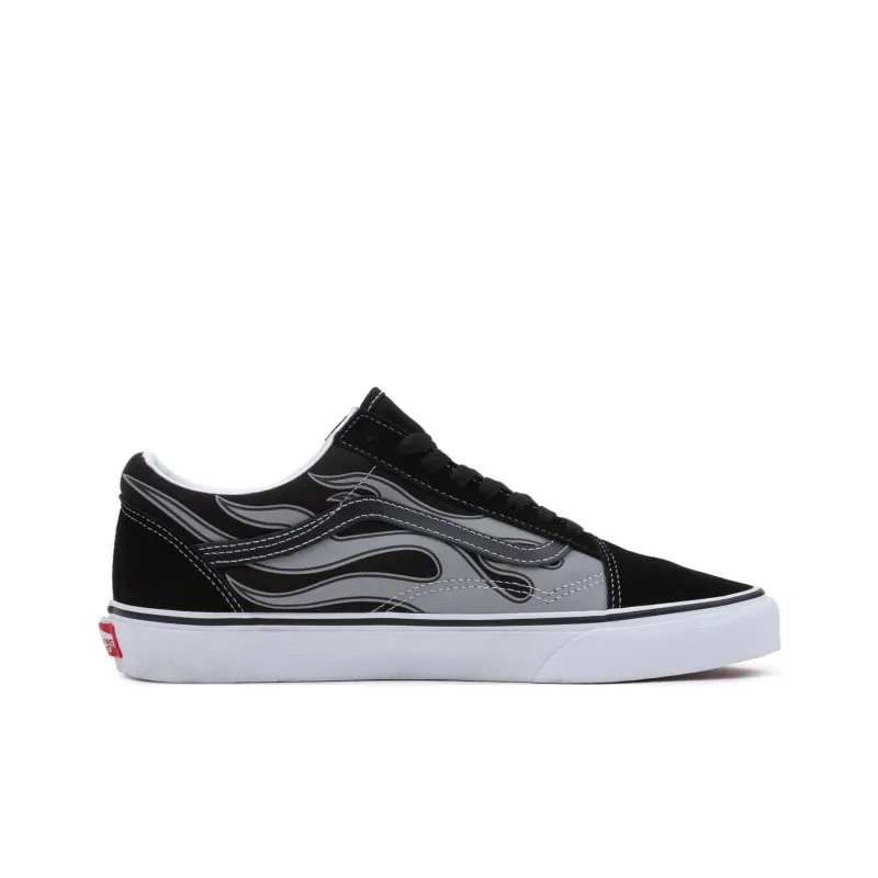 Old Skool Vans 'Reflective Flame'-1