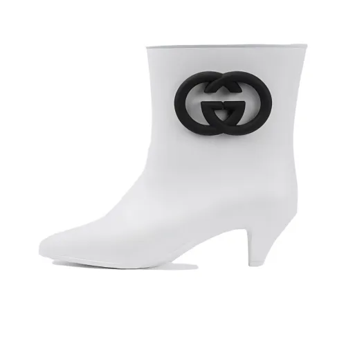 GUCCI Ankle Boots Women's White