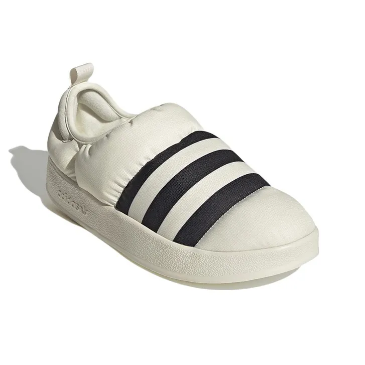 Adidas Puffylette Off White Black-2