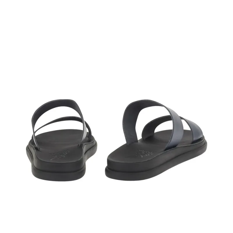 Ancient Greek Sandals Nicos Leather Slides-4