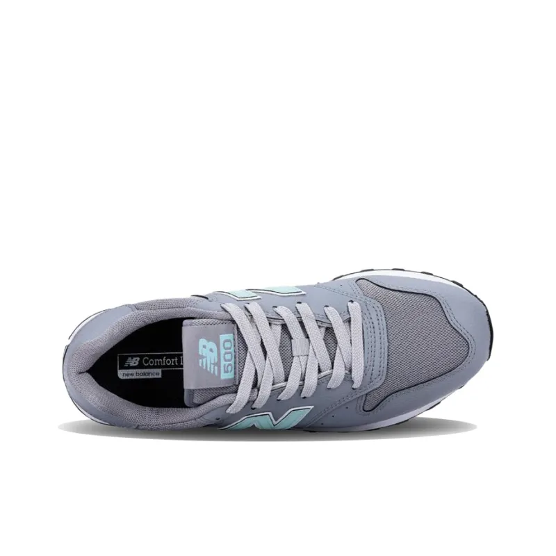 New Balance NB 500 Low-Top Running Shoes Women's Gray Blue-2