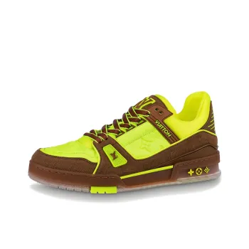 LOUIS VUITTON Trainer Yellow Brown