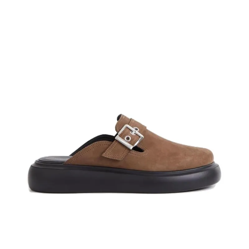 VAGABOND SHOEMAKERS Slip-Resistant Wrap-toe Slippers Women's Brown-1