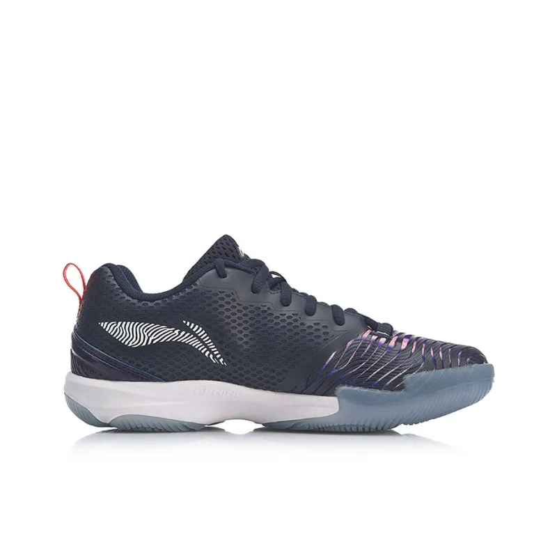 LINING Ranger 3.0 Team Women's Badminton Shoes - Dark Blue/Red-1