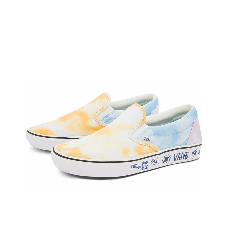 Slip On ComfyCush Vans 'Pastel Tie Dye'-1