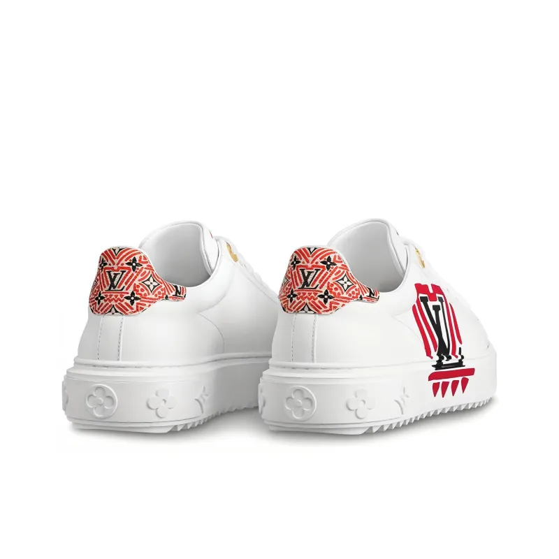LOUIS VUITTON Lv Crafty Time Out Sports Shoes White Women's-1