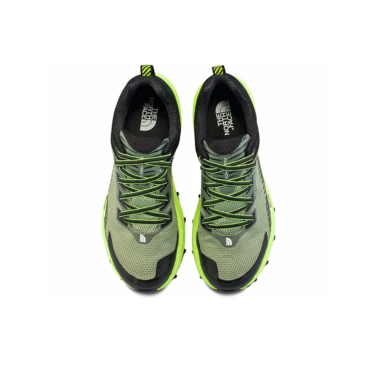 THE NORTH FACE Vectiv Abrasion Resistant Breathable Low Top Outdoor Shoes Men's Green Black-2