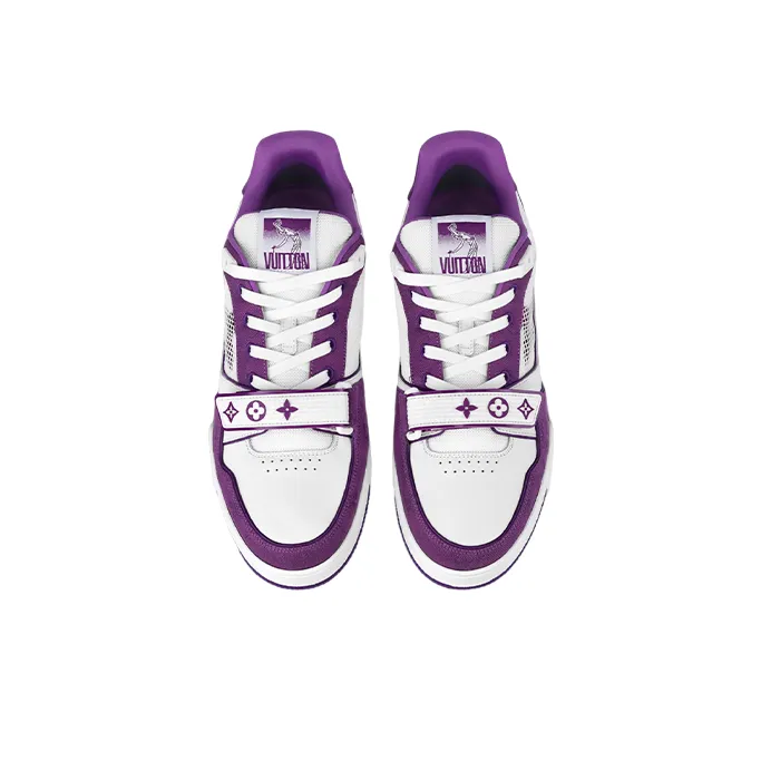 LOUIS VUITTON Lv Trainer 'White Violet'-2