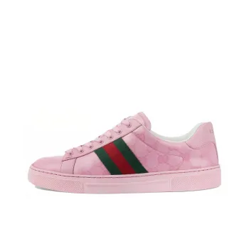 GUCCI Women's Ace 'GG Crystal Canvas   Pink' Women's