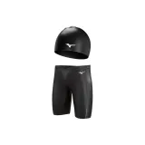 Two-Piece Set[Mid-Length Swim Shorts+Swimming Cap]