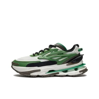 LiNing CF Xingshan Version 2 Slip Resistant, Abrasion Resistant, Lightweight Low Top Casual Shoes Men's White Green