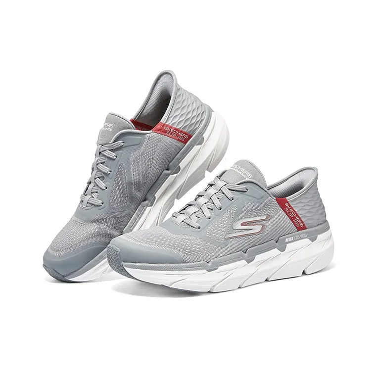 Skechers Go Run Max Cushioning 'Grey Red'-3