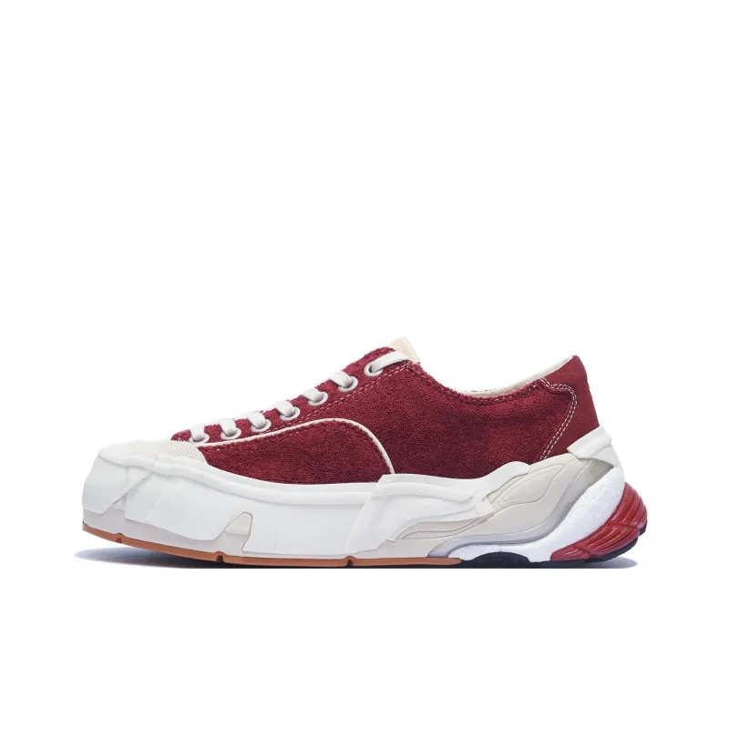 LiNing Wuji Durable Breathable Low-Top Skateboard Shoes Women's Deep Rich Red-0