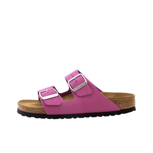 Birkenstock Arizona Soft Footbed Slide Slippers Women's Purple Blue Multicolor