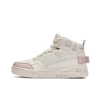 Erke Contract Coverage Wear Resistant Slip Resistant High Top Skateboard Shoes Women's Mountain Yam Gray