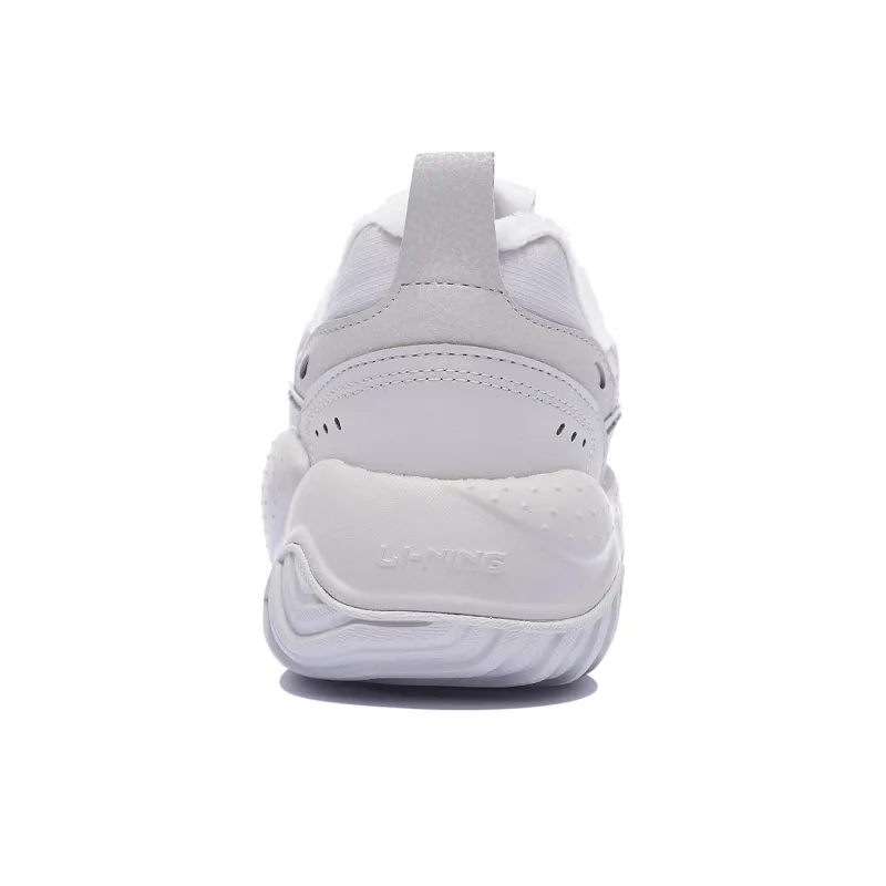 LiNing Cat Paw Lite Wntr Slip Resistant, Abrasion Resistant, Thermal Low Top Sports Casual Shoes Men's Bellflower Gray-4