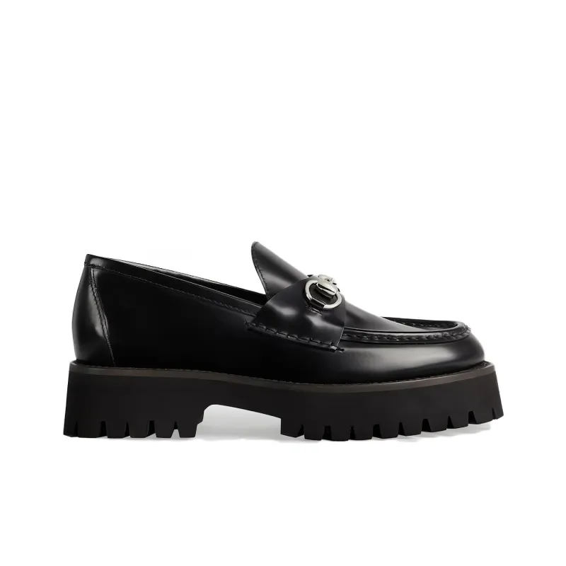 GUCCI Women's Horsebit Loafer 'Black' Women's-1