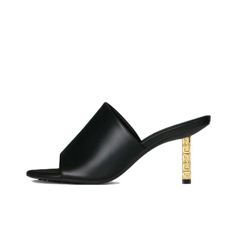 Givenchy G Cube 75mm Leather Mules-0