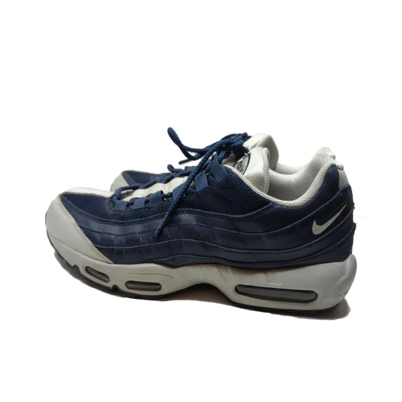 Nike Air Max 95 Cushioning Anti-Slip And Wear-Resistant Low-Top Running Shoes Men's Blue Gray-0
