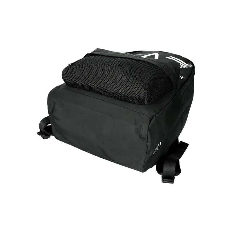 EMPORIO ARMANI EA7 Polyester Backpack Large Size Unisex Black-3