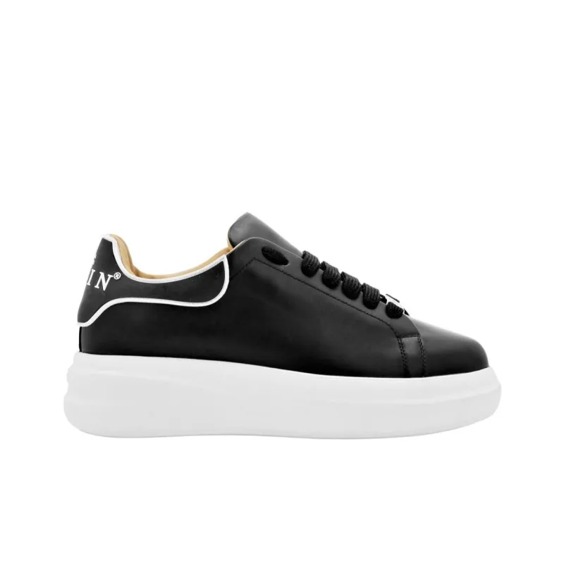 PHILIPP PLEIN Lace-up Leather Sneakers-1