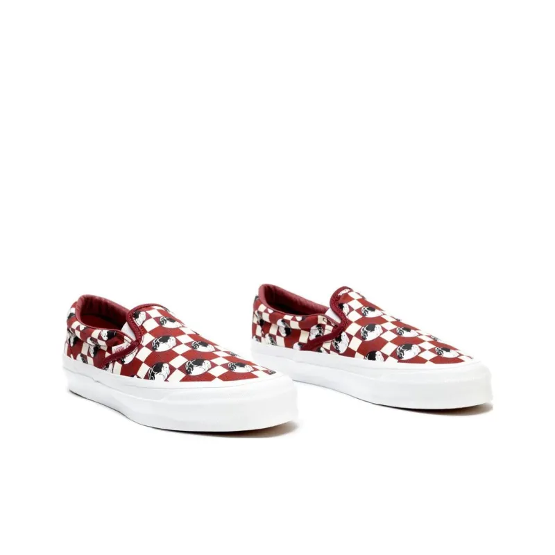 Vans Og Classic Slip On Lx Year Of The Rabbit Red-2