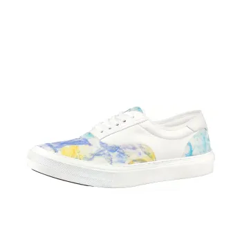 LOUIS VUITTON Trocadero Richelieu Low Top Sports Skateboard Shoes Men's White Multicolor