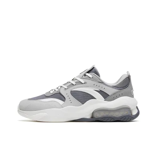 Anta Kaiyuan 982 Non slip Wear resistant Shock Absorption Low Top Sports Casual Shoes Women's Night Mist Gray