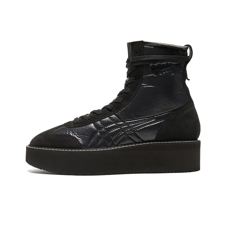 Onitsuka Tiger Delegation Chunk Skateboard Shoes Unisex High Top Black-0