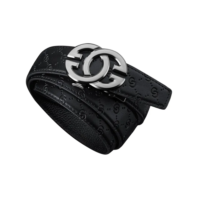 WilliamPOLO Cow Leather Belts Men's Multiple Colors 3.5cm Width-6