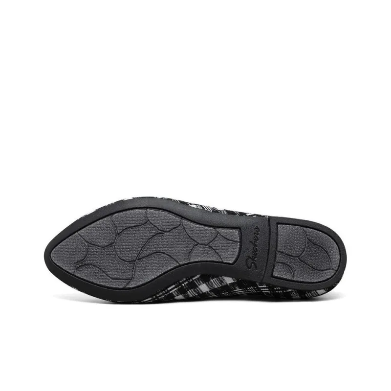 Skechers Modern Comfort Cleo Anti-Slip Wear-Resistant Low-Top Sports Casual Shoes Women's Black White-4