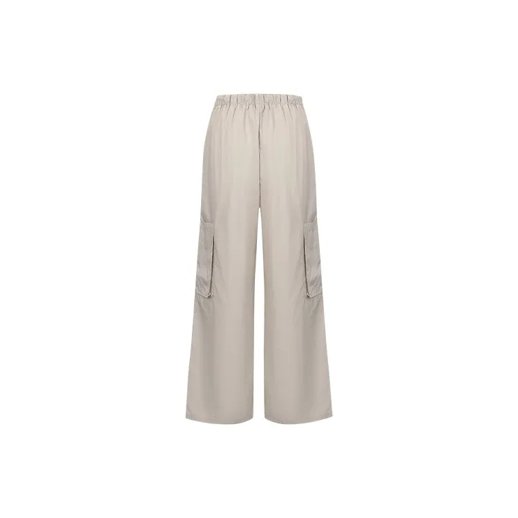 URBAN REVIVO Casual Pants Women's Light Khaki-1