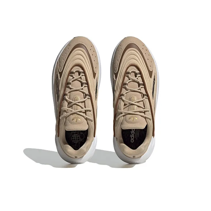 Adidas Ozelia Magic Beige Wild Brown Gold Metallic Women's-4