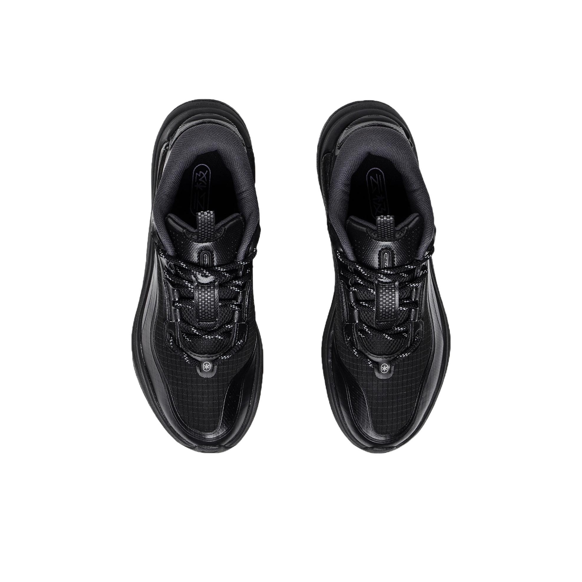 LINING Yun Ji Casual Shoes Women's Low-Top Black Blue US W 8