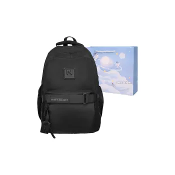 Duoluplo Doron Paul Nylon Fabric Backpack Women's Black/White/Green/Light Gray/Dark Gray