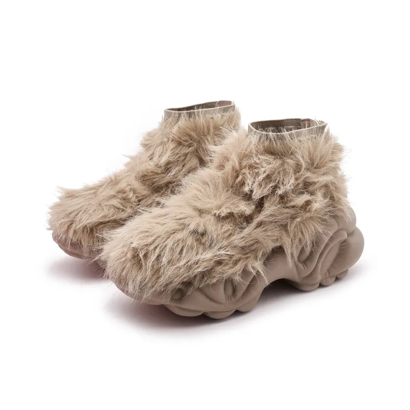 LALABOBO x ZERO COSMOS Weightlessness Series Chunky Sneakers Unisex Coffee-1