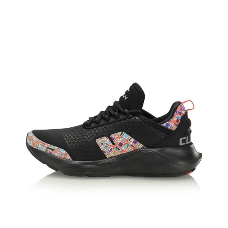LiNing Cloud 6 Cushioning Low Top Running Shoes Women's Black-0
