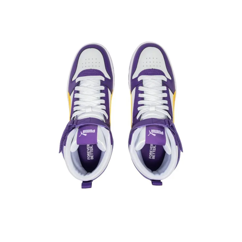 PUMA Rbd Game 'White Purple Yellow'-3