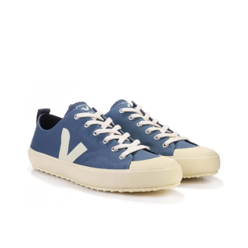 VEJA Nova Canvas Stylish Skateboarding Shoes Unisex Dark Blue-2
