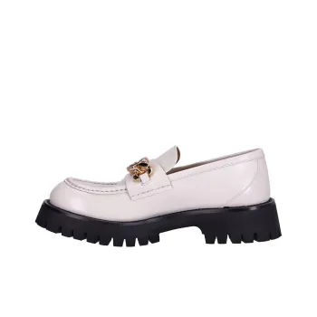 GUCCI Interlocking G Leather Loafers