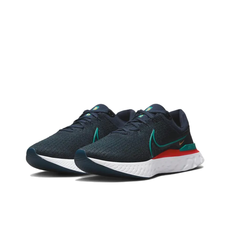 Nike React Infinity Run Flyknit 3 Obsidian Bright Spruce-2